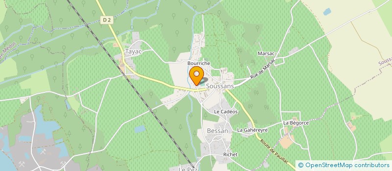 localisation de l'entreprise SOCIETE CIVILE IMMOBILIERE DE LA CURADE  SOUSSANS