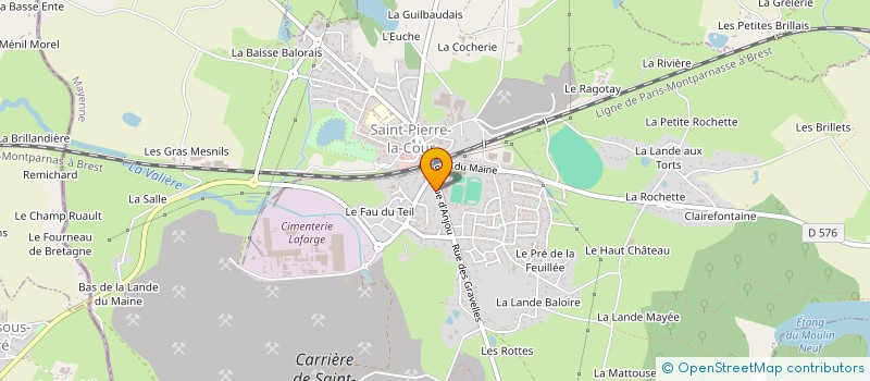 localisation de l'entreprise SOCIETE CIVILE IMMOBILIERE DE LA FORGE  SAINT-PIERRE-LA-COUR