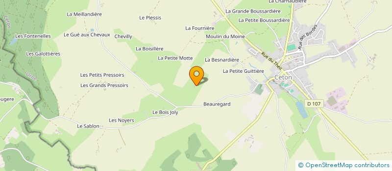localisation de l'entreprise SOCIETE CIVILE IMMOBILIERE DE LA GRANDE MOTTE à CETON