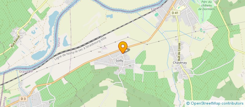 localisation de l'entreprise SOCIETE CIVILE IMMOBILIERE DE LA HAILLEULLE  DORMANS