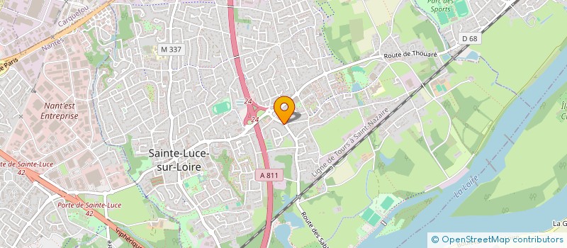 localisation de l'entreprise SOCIETE CIVILE IMMOBILIERE DE LA JALOUSIE  SAINTE-LUCE-SUR-LOIRE