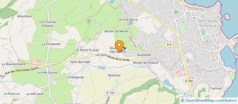 localisation de l'entreprise SOCIETE CIVILE IMMOBILIERE DE LA LANDE  PLOURHAN