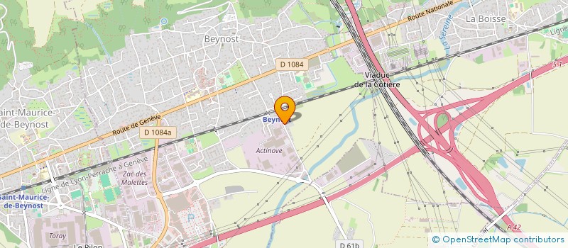localisation de l'entreprise SOCIETE CIVILE IMMOBILIERE DE LA LIGUE à BEYNOST
