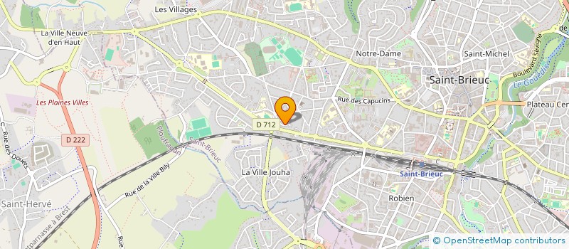 localisation de l'entreprise SOCIETE CIVILE IMMOBILIERE DE LA MARE PLATE à SAINT-BRIEUC