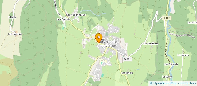 localisation de l'entreprise SOCIETE CIVILE IMMOBILIERE DE LA MER à LA CHAPELLE-EN-VERCORS