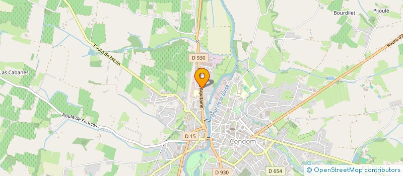 localisation de l'entreprise SOCIETE CIVILE IMMOBILIERE DE LA NEVERE  CONDOM