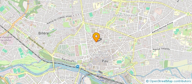 localisation de l'entreprise SOCIETE CIVILE IMMOBILIERE DE LA PALMERAIE à PAU