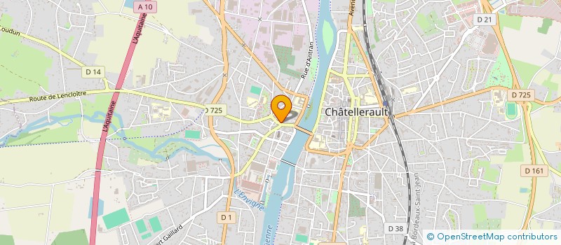 localisation de l'entreprise SOCIETE CIVILE IMMOBILIERE DE LA PENNETERIE  CHATELLERAULT