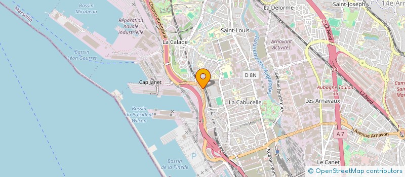 localisation de l'entreprise SOCIETE CIVILE IMMOBILIERE DE LA PERGOLA à MARSEILLE