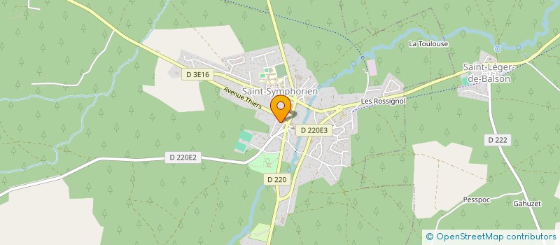 localisation de l'entreprise SOCIETE CIVILE IMMOBILIERE DE LA PETITE CHENERAIE  SAINT-SYMPHORIEN