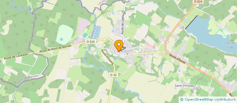 localisation de l'entreprise SOCIETE CIVILE IMMOBILIERE DE LA PLACE DES ARENES  CAZAUBON