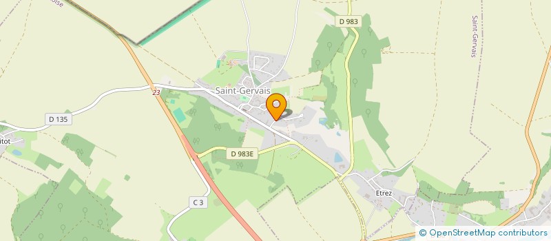 localisation de l'entreprise SOCIETE CIVILE IMMOBILIERE DE LA PLATONE  SAINT-GERVAIS