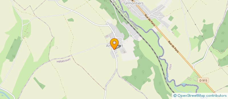 localisation de l'entreprise SOCIETE CIVILE IMMOBILIERE DE LA POTERIE  AMECOURT