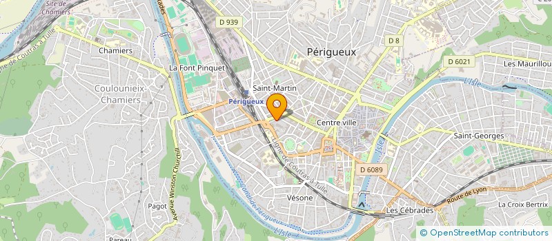 localisation de l'entreprise SOCIETE CIVILE IMMOBILIERE DE LA RUE DES FORGERONS à PERIGUEUX