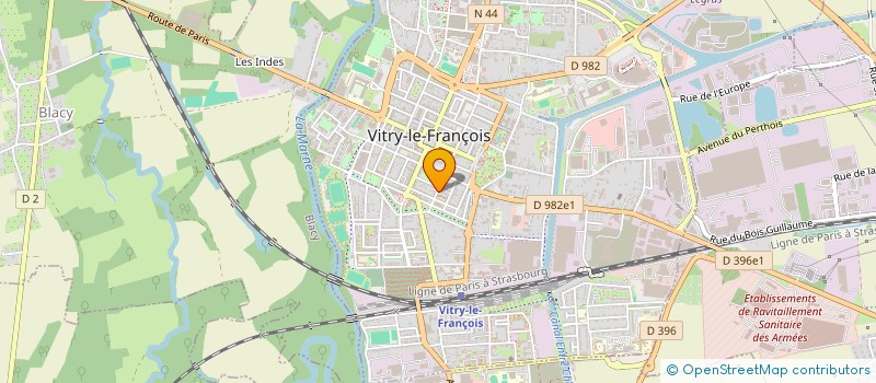 localisation de l'entreprise SOCIETE CIVILE IMMOBILIERE DE LA TOUFFE à VITRY-LE-FRANCOIS