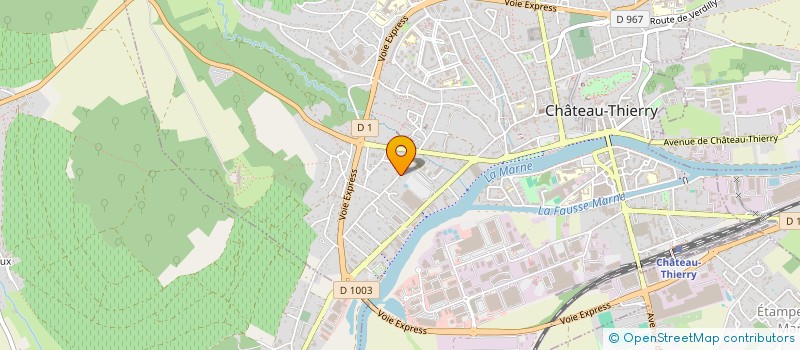localisation de l'entreprise SOCIETE CIVILE IMMOBILIERE DE LA TOURELLE à CHATEAU-THIERRY