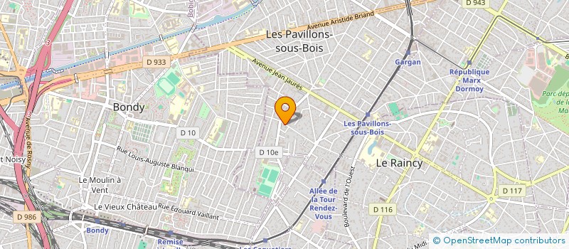 localisation de l'entreprise SOCIETE CIVILE IMMOBILIERE DE LOCATION 2 BD ROY à LES PAVILLONS SOUS BOIS