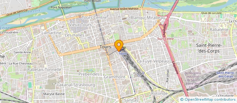 localisation de l'entreprise SOCIETE CIVILE IMMOBILIERE DE LOCATION MALAKEH -        MALAKEH IMMOBILIER  TOURS