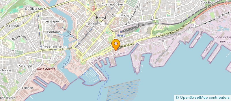 localisation de l'entreprise SOCIETE CIVILE IMMOBILIERE DE LORBLEU  BREST