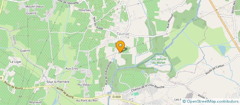 localisation de l'entreprise SOCIETE CIVILE IMMOBILIERE DE MAAT  TAURIAC