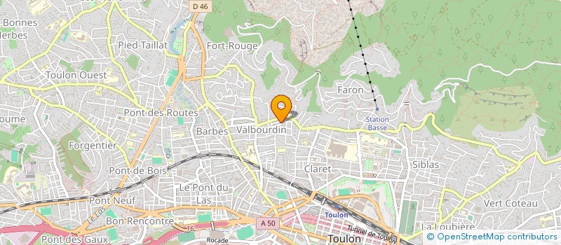 localisation de l'entreprise SOCIETE CIVILE IMMOBILIERE DE MICHELINE  TOULON