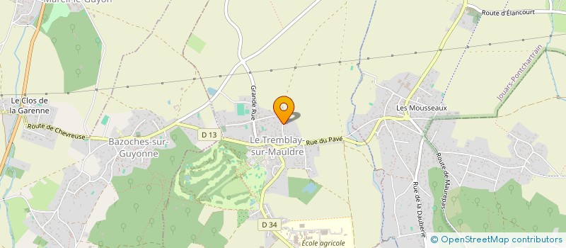 localisation de l'entreprise SOCIETE CIVILE IMMOBILIERE DE MONTELIN  LE TREMBLAY-SUR-MAULDRE