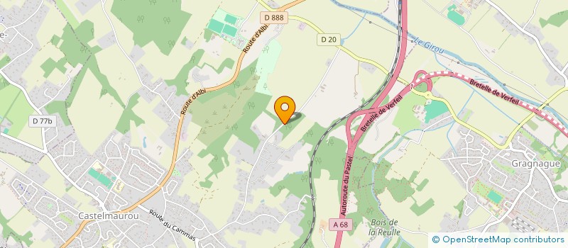 localisation de l'entreprise SOCIETE CIVILE IMMOBILIERE DE MONTVERT  CASTELMAUROU