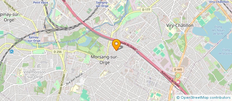 localisation de l'entreprise SOCIETE CIVILE IMMOBILIERE DE MORSANG  MORSANG SUR ORGE