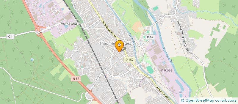 localisation de l'entreprise SOCIETE CIVILE IMMOBILIERE DE NUELLAS  THAON-LES-VOSGES