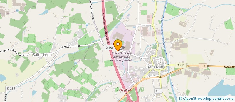 localisation de l'entreprise SOCIETE CIVILE IMMOBILIERE DE PACHIN  DAMAZAN