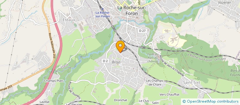 localisation de l'entreprise SOCIETE CIVILE IMMOBILIERE DE RONCHAUD  LA ROCHE-SUR-FORON