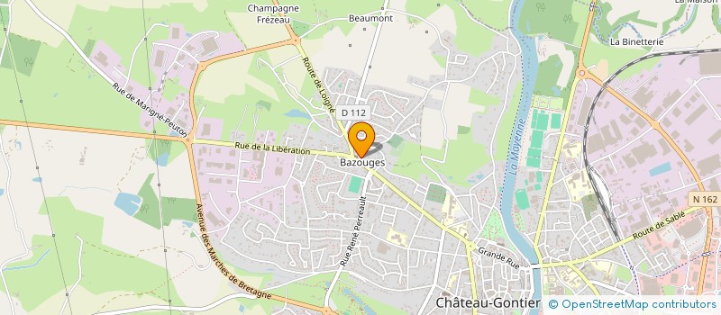 localisation de l'entreprise SOCIETE CIVILE IMMOBILIERE DE RUSSE  CHATEAU-GONTIER-SUR-MAYENNE