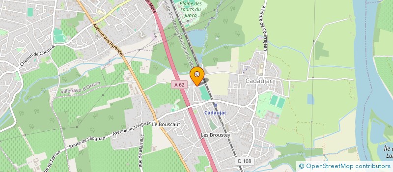 localisation de l'entreprise SOCIETE CIVILE IMMOBILIERE DE SA  VILLENAVE D'ORNON