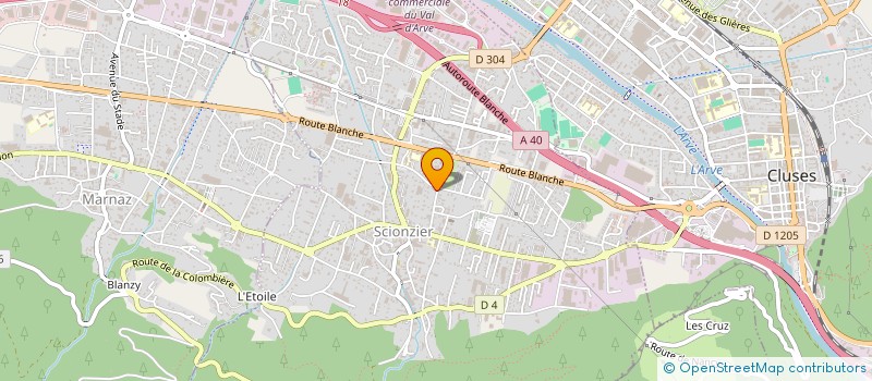 localisation de l'entreprise SOCIETE CIVILE IMMOBILIERE DE SCIONZIER à SCIONZIER