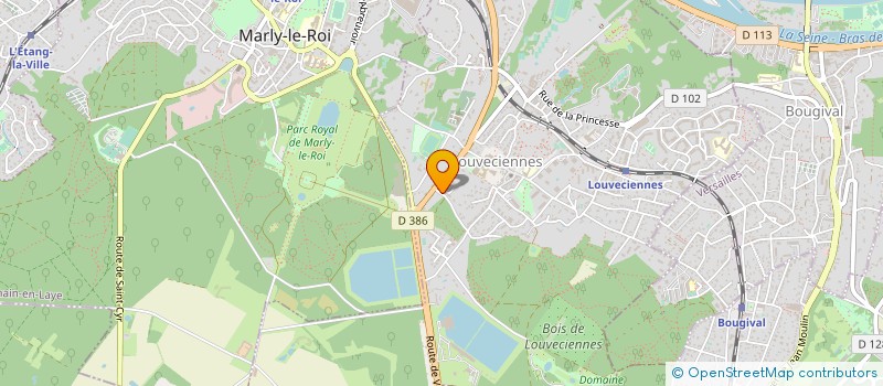 localisation de l'entreprise SOCIETE CIVILE IMMOBILIERE DE VIGNOLLES  LOUVECIENNES