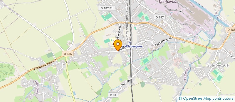 localisation de l'entreprise SOCIETE CIVILE IMMOBILIERE DELACUISINE  ISBERGUES