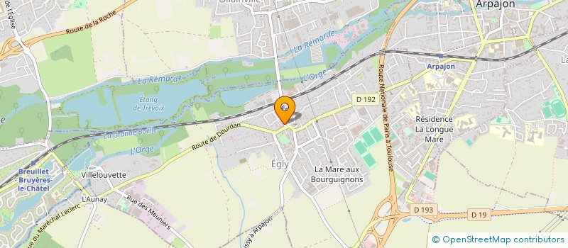 localisation de l'entreprise SOCIETE CIVILE IMMOBILIERE DELANOE  EGLY