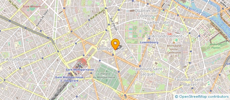 localisation de l'entreprise SOCIETE CIVILE IMMOBILIERE DELAVIN  PARIS