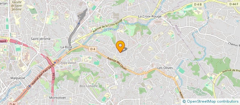 localisation de l'entreprise SOCIETE CIVILE IMMOBILIERE DELIGNY à MARSEILLE