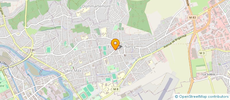 localisation de l'entreprise SOCIETE CIVILE IMMOBILIERE DELLA FAMIGLIA  ESSEY-LES-NANCY