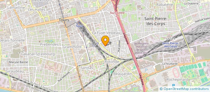 localisation de l'entreprise SOCIETE CIVILE IMMOBILIERE DELPHINA  TOURS