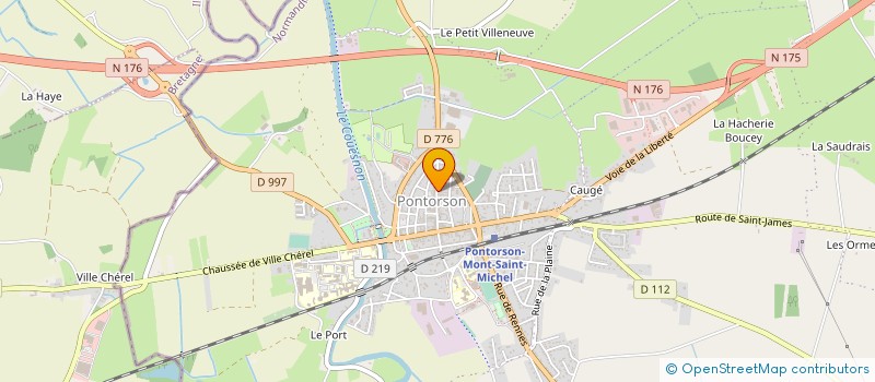 localisation de l'entreprise SOCIETE CIVILE IMMOBILIERE DELTA G-S  PONTORSON