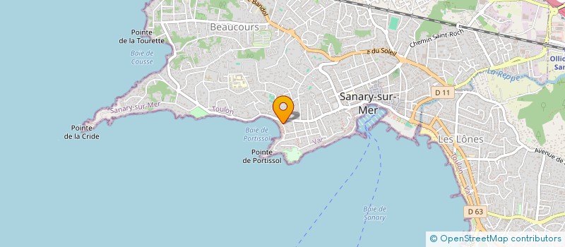 localisation de l'entreprise SOCIETE CIVILE IMMOBILIERE DEMM à SANARY-SUR-MER