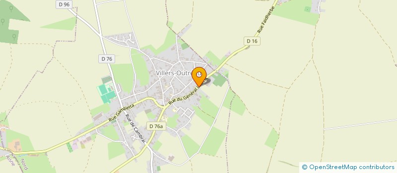 localisation de l'entreprise SOCIETE CIVILE IMMOBILIERE DENIS PASCALE JORDANE DES POUTRAINS  VILLERS-OUTREAUX