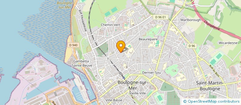 localisation de l'entreprise SOCIETE CIVILE IMMOBILIERE DES 2 CAPS  BOULOGNE-SUR-MER