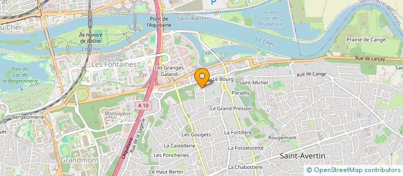 localisation de l'entreprise SOCIETE CIVILE IMMOBILIERE DES 29 ET 31 DE LA RUE MONTERA A PARIS  SAINT-AVERTIN