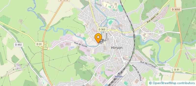 localisation de l'entreprise SOCIETE CIVILE IMMOBILIERE DES 3 CROCODILES  HIRSON