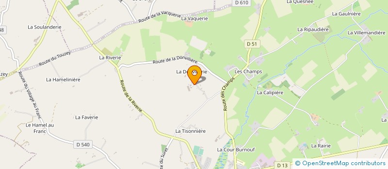 localisation de l'entreprise SOCIETE CIVILE IMMOBILIERE DES 3 H  HAMBYE