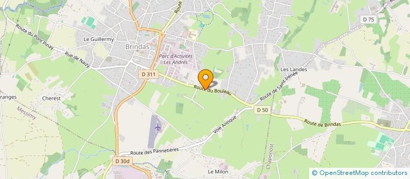 localisation de l'entreprise SOCIETE CIVILE IMMOBILIERE DES 4 GONES EN ABREGE SCI DES 4 GONES  BRINDAS