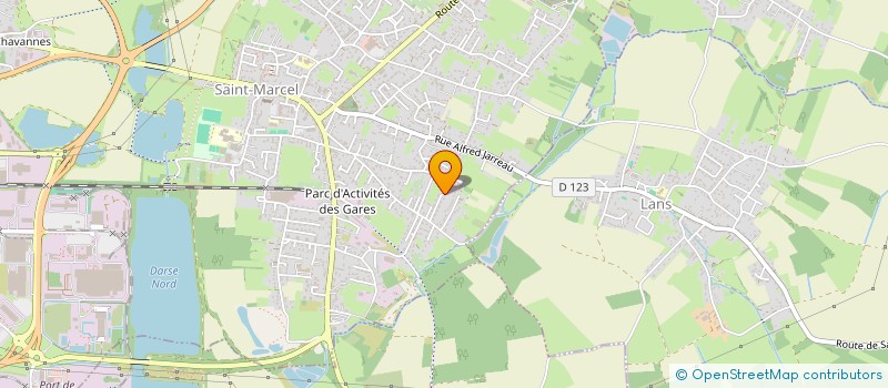 localisation de l'entreprise SOCIETE CIVILE IMMOBILIERE DES 4 JARDINS  SAINT-MARCEL